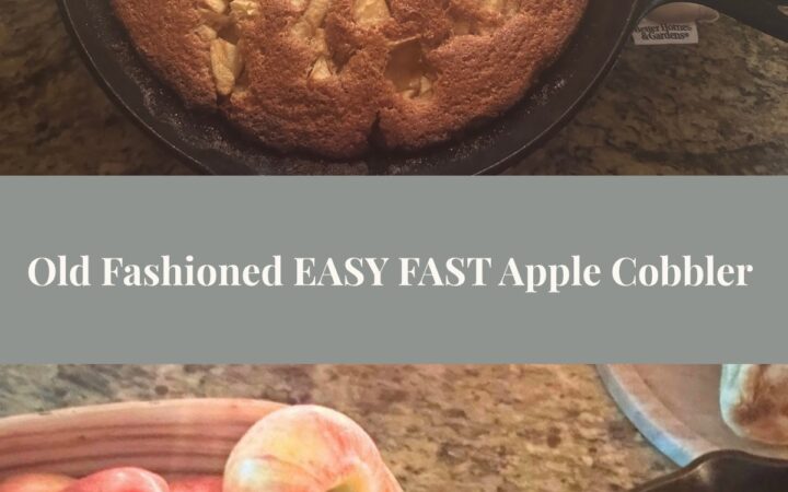pinterest graphic apple cobbler